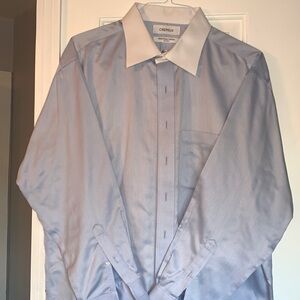 Daniel Cremieux Non Iron Contrast Collar Button Down Men’s Dress Shirt 17.5”